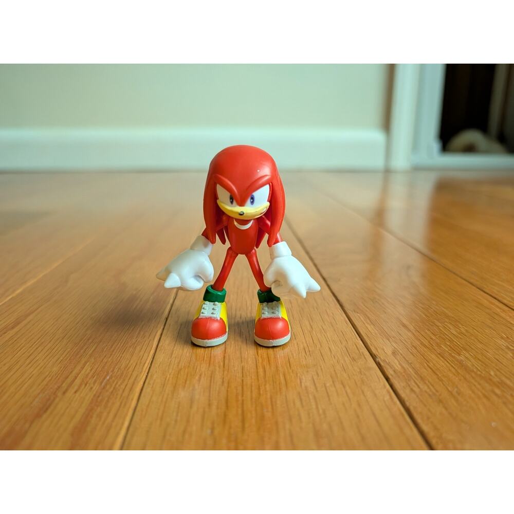 Sonic The Hedgehog Knuckles The Echidna 3" Action Figure Sega Jakks Jazwares